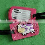 Factory Supplier Promotional Custom 3D Cute PVC TAG Soft Rubber Pvc Luggage Tag,Garment PVC Label