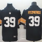 Pittsburgh Steelers #39 Fitzpatrick Black Jersey