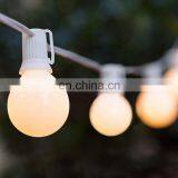 25Ft G40 Globe String Lights Incandescent Light Bulb With US Plug White Black Color thumbnail-2