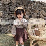 6140/ 2020 Newest Sweet Fashion Elegant Plaid Kids Shirt Spring Autumn Girls Long Sleeve Embroidered Shirt thumbnail-6