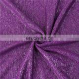 100% Linen Foiled Dark Purple Jersey Fabric thumbnail-1