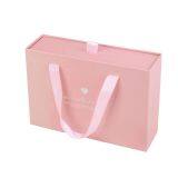 Drawer Tote Bag Candy Box Pink Wedding Candy Gift Box Customizable Paper Box thumbnail-2