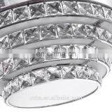 European Crystal Stealth Ceiling Fan Light Bedroom Modern Minimalist Restaurant European-style Living Room Ceiling Fan Lights thumbnail-5