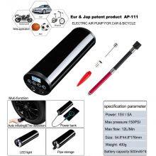 Free Custom Logo 150PSI Smart Portable Electric Wireless Mini Car Bike Tire Inflator Bicycle Air Pump thumbnail-4