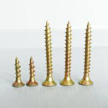 Yellow Galvanized China Chipboard Screws Hardened Screws Wood Screws Outdoor Fasteners thumbnail-2