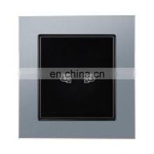 AU Standard Pop Socket 2 Pin The Wall Socket Aluminum Alloy Panel 86*86mm Sockets and Switches Electrical 16A thumbnail-1