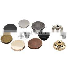 Hot Sale Classical Custom 17Mm Metal Zinc Alloy Buttons For Jeans