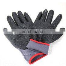 Air-Injected Foam Nitrile Dipped Gloves Abrasion Resistant Masonry Work Gloves Oil Proof Battery Change Gloves For Assembly Auto thumbnail-2