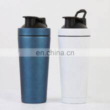 Colorful Lids And Plastic Shaker Factory Wholesale Bpa Free Plastic Water Bottle Fitness Gym Protein Shaker Bottle
