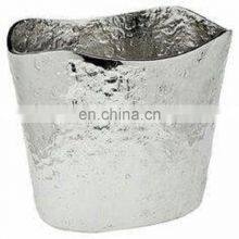 Hammered Curve Shape Aluminium Wine Bucket thumbnail-1