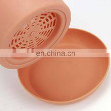 Plastic Plant Pot With Saucer, Decorative Plastic Gardening Flower Pot thumbnail-5