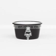 Hot Sale Full Color Printing Promotional Metal Enamel Ice Coated Bowl thumbnail-4