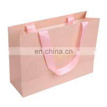 Customized Logo Printed Standard Size Shopping Paper Gift Hand Clothes Hard Shoes Bag thumbnail-3