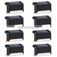 Solar Powered Street Light Waterproof Lamp Modern Simple LED Balcony Steps Wall Lamp thumbnail-2