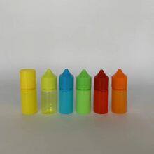 Colorful 30ml Short V3 E-liquid Bottle Childproof Flat Cap Squeeze Plastic Pet E-juice Vape Oil Dropper Bottle thumbnail-3