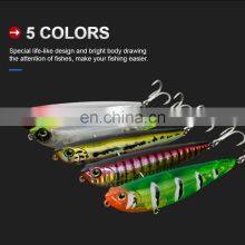JOHNCOO Pencil Lure Fishing 100mm 14g Topwater Ultra-light Pencil Popper Lure Long Casting Stickbait Bass Lure thumbnail-5