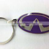 Infiniti Car Logo Metal Key Chain With Epoxy