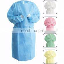 OEM Disposable Isolation Gown With Back Tie Anti-static Blue PP Gown For Hospital thumbnail-5