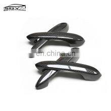 G20 G22 G23 Dry Carbon Fiber Door Handle Grip Cover For BMW 3 Series G20 4 Series G22 G23 thumbnail-5