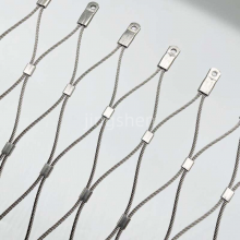 SS304 & 316 High Strength Stainless Steel Wire Rope Mesh for Goods thumbnail-2