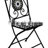 3PC Mosaic Bistro Dining Set Outdoor Furniture thumbnail-4