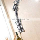 Good Build Quality Chrome Monobloc Kitchen Sink Mixer Tap Swivel & Spring Spout Pull Out Bar Taps thumbnail-2