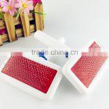 Pet Comb Hairdressing White Balloon Modelling Plastic Handle Gilling Dog Brush thumbnail-5