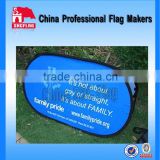 Outdoor advertising curved pop up banner pop up display banner