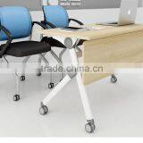 Folding Table With Folding Frame for Training Room