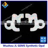 Wholesale 12 Horoscope Opal Gemstone Pendant Capricorn Fire White/Blue Opal With Synthetic Opal thumbnail-3