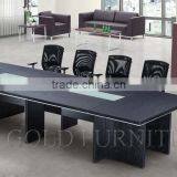 Rectangular Wooden Melamine Boardroom Meeting Table (SZ-MT080) thumbnail-2