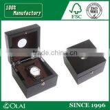 2016 Wooden Watch Box, Black Lacquered Watch Case, Wooden Watch Packing thumbnail-1
