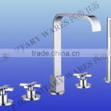 Five Hole Deck-mounted Bathtub Faucet