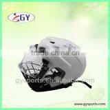 economical ice hockey helmet with visor and steel cage