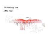 CHS007 Brand New Crazy Soft Shrimp Baits Soft Fishing Lure With Back Hook