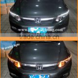 High Quality New Arrival LED DRL Strip for Honda Civic LED Eyebrow for Honda Civic Daytime Running Light 2012-2014 thumbnail-5