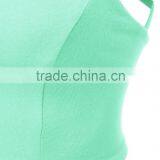 Womens Fitted Halter Cut Out Back Bralette Crop Tops Women 2016 thumbnail-6