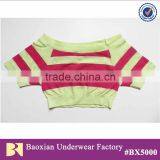 2014 Stripe Lady Seamless Short Blouse