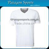 Men Blend v Neck White T-Shirt thumbnail-1