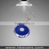 NS722 Plastic 1 LED Round Led Keychain Light