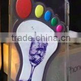 Soft Phone Cover Tpu Phone Case for Samsung Galaxy G850 Case With Foot Pattern Design thumbnail-3