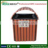 Garbage Can With Eco-friendly Wood Plastic Composite Material for Dustbin,