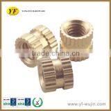 Brass/Aluminum/Stainless Steel Low Price Plastic Mould Brass Knurled Insert Nut