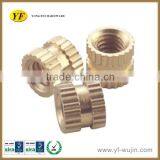 Brass/Aluminum/Stainless Steel Low Price Plastic Mould Brass Knurled Insert Nut thumbnail-1