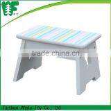 Hot Selling European Style White Fashion Wooden Kids Stool thumbnail-1