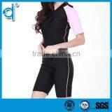 Windproof Close-fitting Black and Flower Printed Zipper Jumpsuits Neoprene Diving Suit thumbnail-2