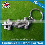 Kuwait 3D Casting Keychain Zinc Alloy Material Silver Keychain thumbnail-3