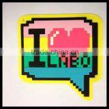 Cute Cartoon Pricess Custom Logo Pvc Rubber Label Badges for Clothing for Child Schoolbag/clothing