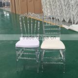 Transparent crystal PC plastic tiffany chair