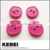 Pink color polyester button new design shirt button
